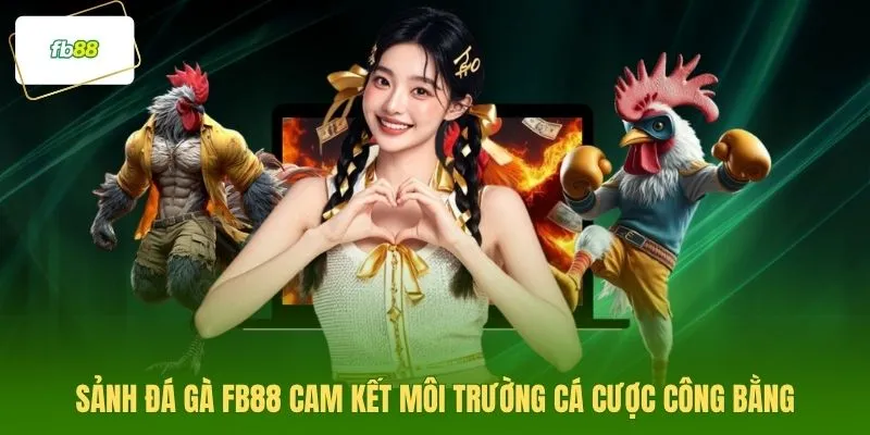Sảnh đá gà FB88 cam kết môi trường cá cược công bằng